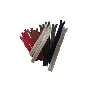 12 Assorted Zippers 5”, 6”, 7” & 8”